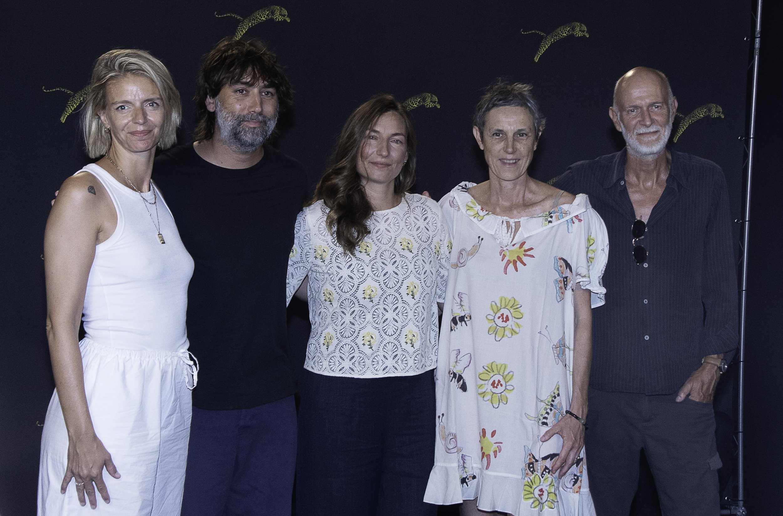 — suisse locarno cinema 79th locarno film festival 05 08 2026 les yeux verts photocall directors and producers les yeux verts